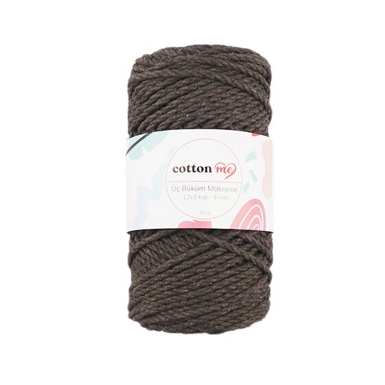 COTTON ME 3 BÜKÜM MAKROME İPİ 250 GR.12 X 3 KAT-4 MM