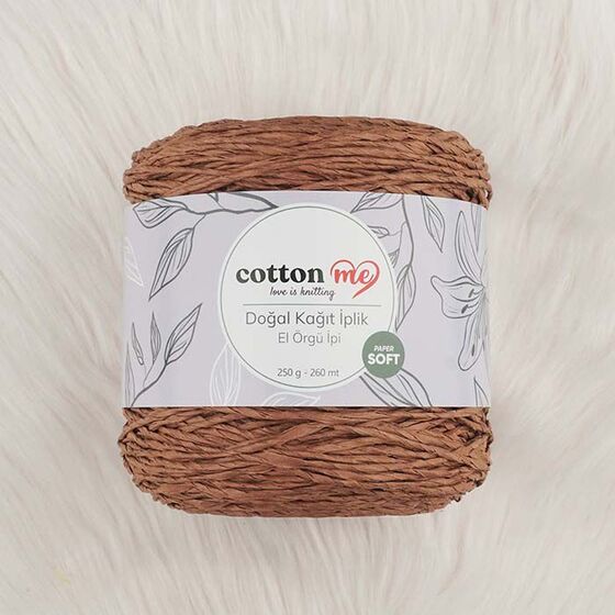 COTTON ME DOĞAL KAĞIT İPLİK 250 G.260 MT.