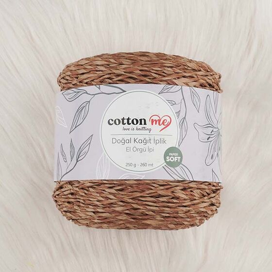 COTTON ME DOĞAL KAĞIT İPLİK 250 G.260 MT.