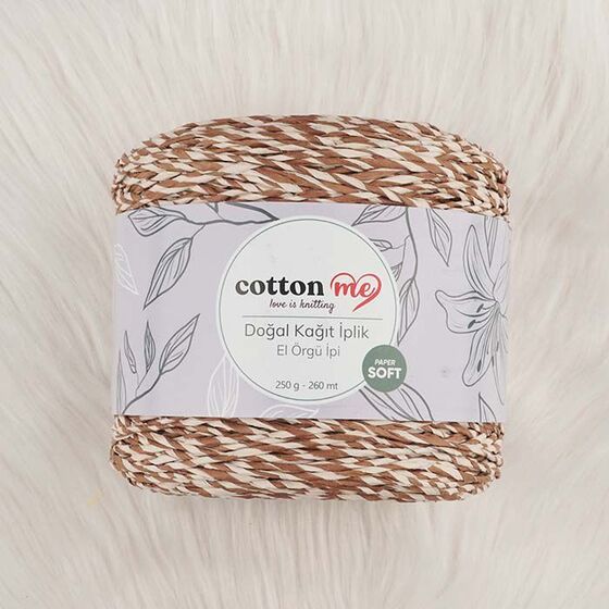 COTTON ME DOĞAL KAĞIT İPLİK 250 G.260 MT.