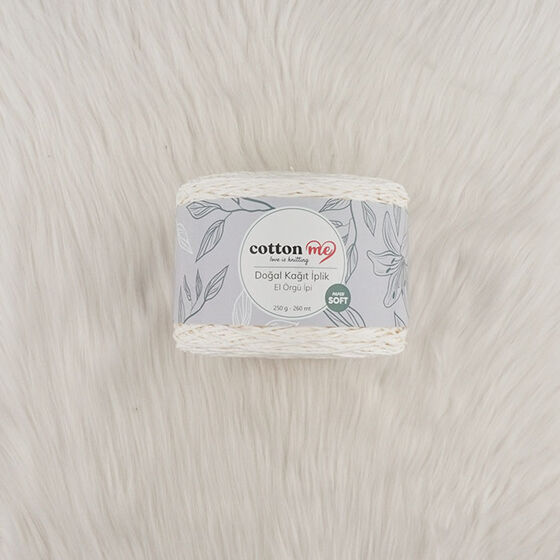 COTTON ME DOĞAL KAĞIT İPLİK 250 G.260 MT.