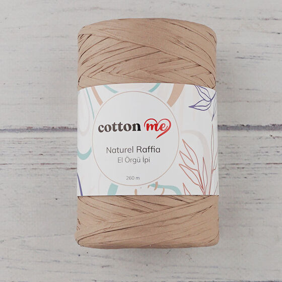 COTTON ME NATUREL RAFFİA KAĞIT İPLİK 260 M.