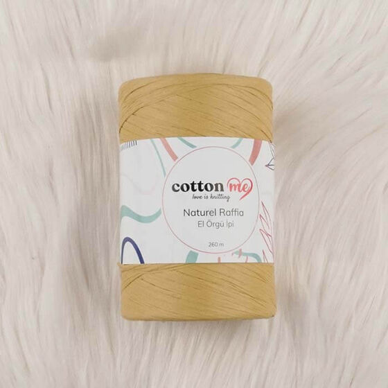 COTTON ME NATUREL RAFFİA KAĞIT İPLİK 260 M.