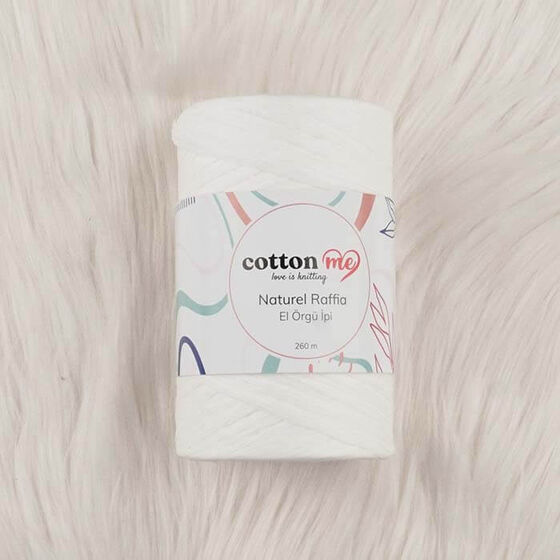 COTTON ME NATUREL RAFFİA KAĞIT İPLİK 260 M.