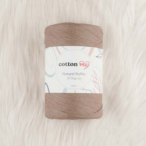 COTTON ME NATUREL RAFFİA KAĞIT İPLİK 260 M.