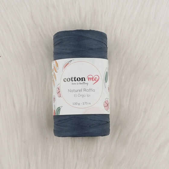 COTTON ME NATUREL RAFFİA KAĞIT İPLİK EL ÖRGÜ İPİ 100 GR.175 MT.