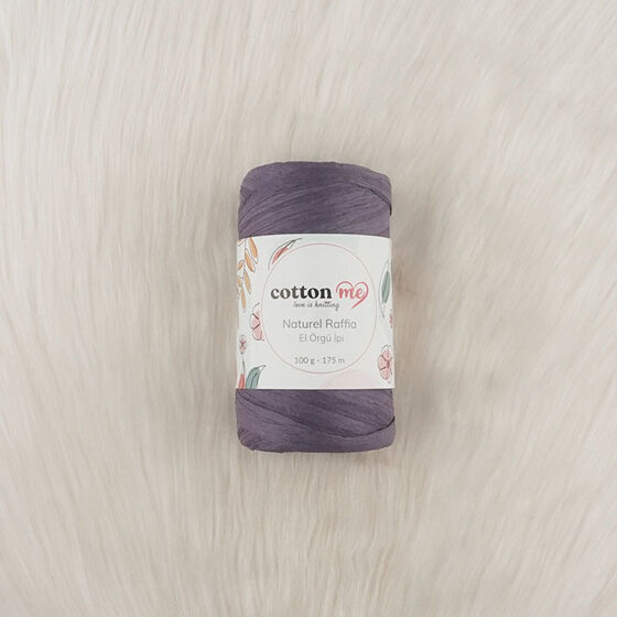 COTTON ME NATUREL RAFFİA KAĞIT İPLİK EL ÖRGÜ İPİ 100 GR.175 MT.