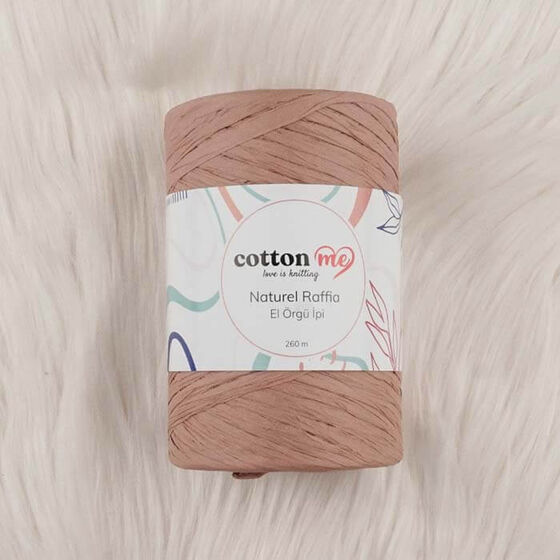 COTTON ME NATUREL RAFFIA PAPER YARN 260 M.150 GR