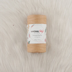 COTTON ME NATUREL RAFFIA PAPER YARN - Thumbnail