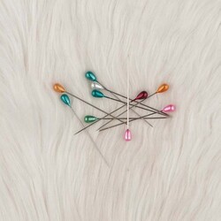 DROP COLOR HEAD PIN (10 Pcs.) - Thumbnail