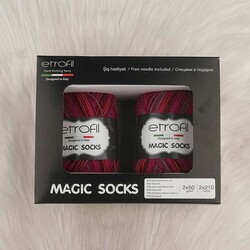 ETROFİL MAGIC SOCKS EL ÖRGÜ İPİ 100 GR.420 MT. - Thumbnail