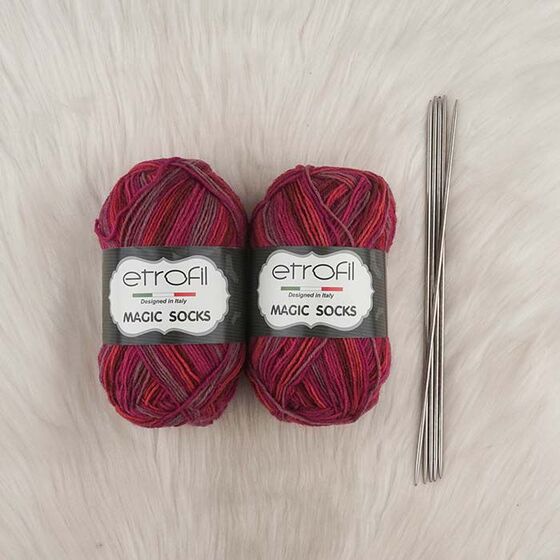 ETROFİL MAGIC SOCKS EL ÖRGÜ İPİ 100 GR.420 MT.