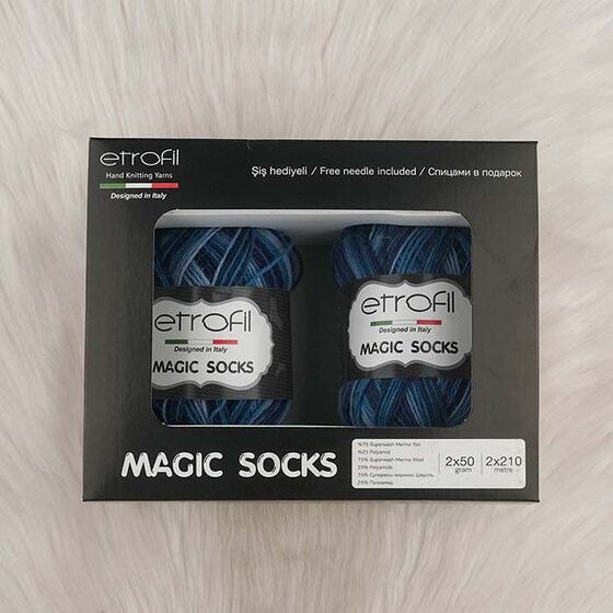 ETROFİL MAGIC SOCKS EL ÖRGÜ İPİ 100 GR.420 MT.