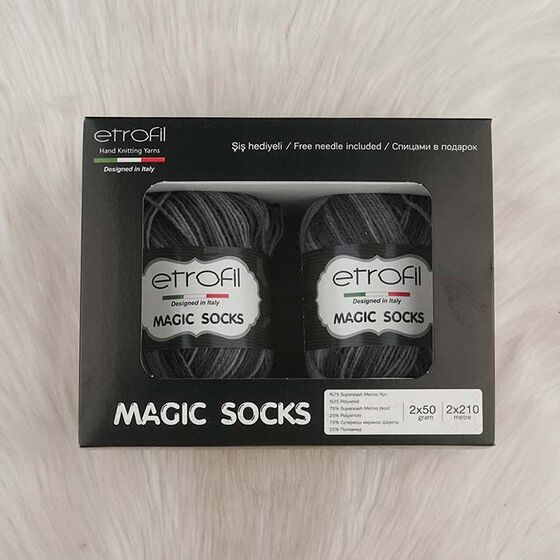 ETROFİL MAGIC SOCKS EL ÖRGÜ İPİ 100 GR.420 MT.