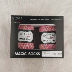 ETROFİL MAGIC SOCKS EL ÖRGÜ İPİ 100 GR.420 MT. - Thumbnail