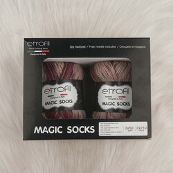 ETROFİL MAGIC SOCKS EL ÖRGÜ İPİ 100 GR.420 MT. - Thumbnail