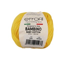 ETROFIL BAMBINO ORGANIC KNITTING YARN - Thumbnail