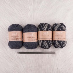 ETROFİL SOCKENWOLLE HAND KNITTING YARN 200 GR. - Thumbnail