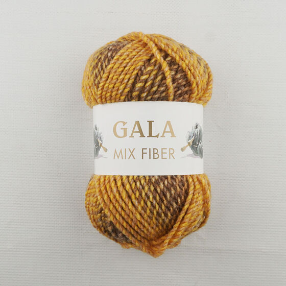 GALA MIX FIBER HARDAL EBRULİ AKRİLİK ÖRGÜ İPİ 100 GR