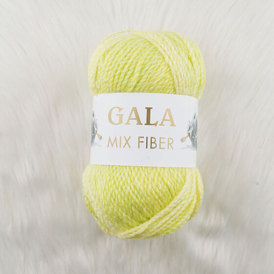 GALA MIX FIBER L.SARI EBRULİ AKRİLİK ÖRGÜ İPİ 100 GR