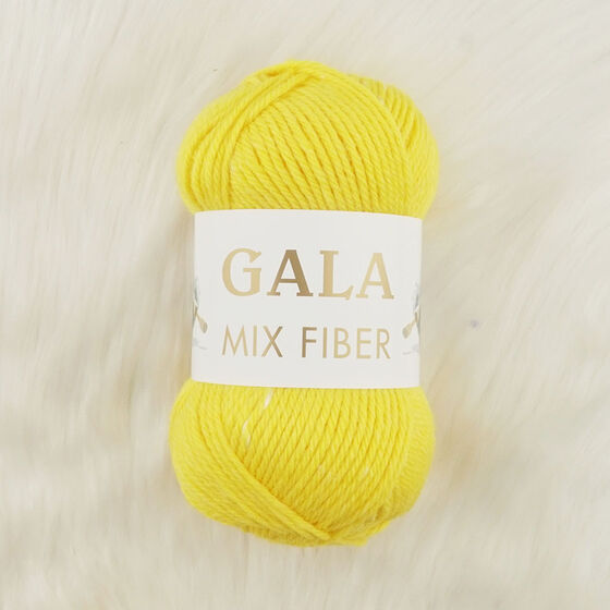 GALA MIX FIBER SARI AKRİLİK ÖRGÜ İPİ 100 GR