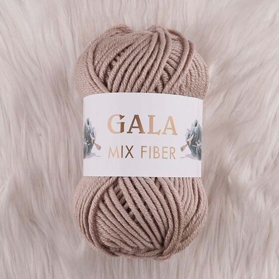 GALA MIX BROWN MILK THICK ACRYL KNITTING YARN 100 GR