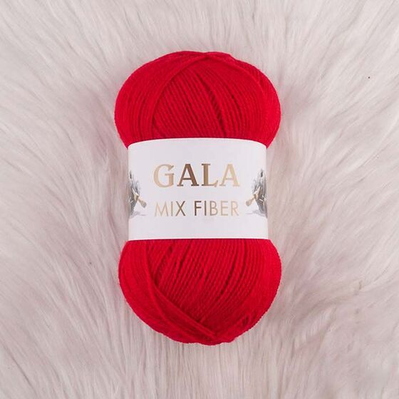 GALA MIX RED KNITTING YARN 100 GR