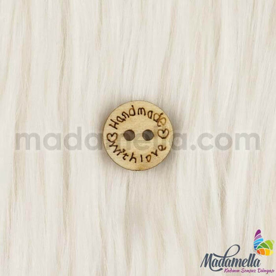 HAND MADE WOODEN BUTTON