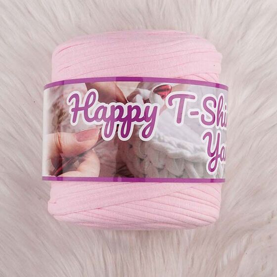 HAPPY T-SHIRT YARN COMBED YARN ( BABY PINK )