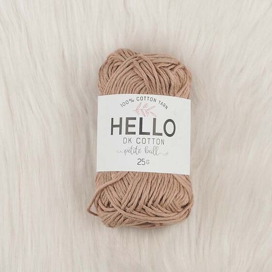 Hello Dk Cotton Yarn, Natural Cotton Punch, Amigurumi Yarn 25 / 50 gr. 60  Color