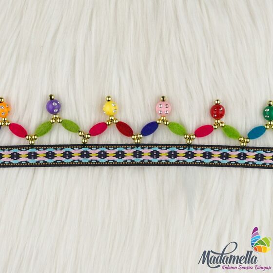 INDIAN BEADED RIBBON