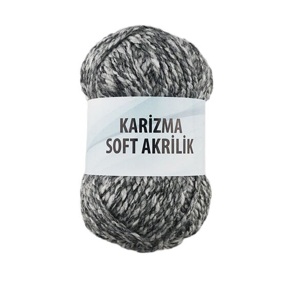 KARİZMA SOFT AKRİLİK ÖRGÜ İPİ 100 GR. EBRULİ GRİ