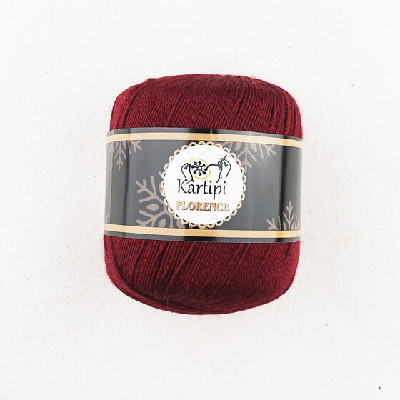 KARTİPİ FLORENCE 75 GR. ÖRGÜ İPİ 165 MT BORDO