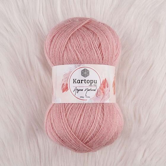 KARTOPU ANGORA NATURAL EL ÖRGÜ İPİ 100 GR.550 MT.