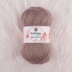 KARTOPU ANGORA NATURAL EL ÖRGÜ İPİ 100 GR.550 MT. - Thumbnail