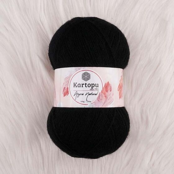 KARTOPU ANGORA NATURAL EL ÖRGÜ İPİ 100 GR.550 MT.