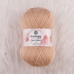 KARTOPU ANGORA NATURAL EL ÖRGÜ İPİ 100 GR.550 MT. - Thumbnail