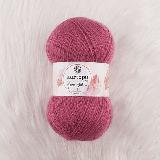 KARTOPU ANGORA NATURAL EL ÖRGÜ İPİ 100 GR.550 MT.