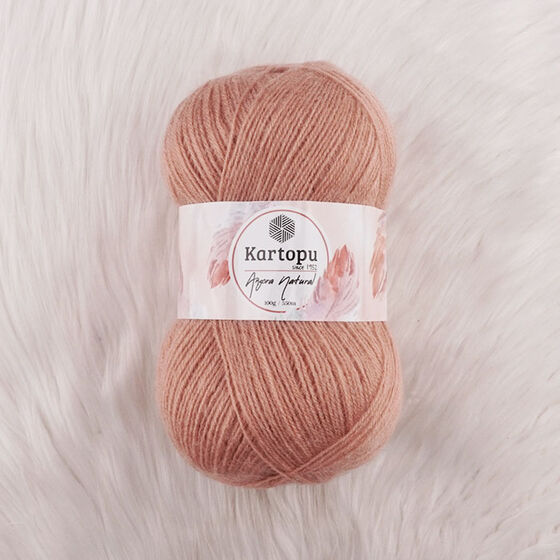 KARTOPU ANGORA NATURAL EL ÖRGÜ İPİ 100 GR.550 MT.