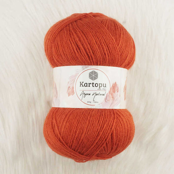 KARTOPU ANGORA NATURAL EL ÖRGÜ İPİ 100 GR.550 MT.