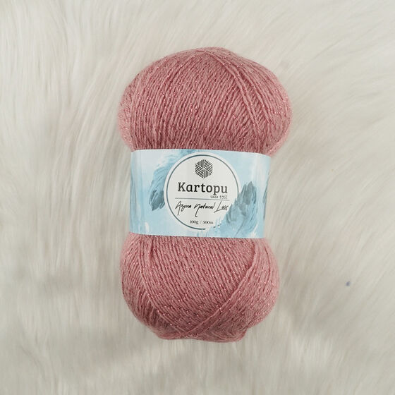 KARTOPU ANGORA NATURAL LÜX EL ÖRGÜ İPİ 100 GR.500 MT.