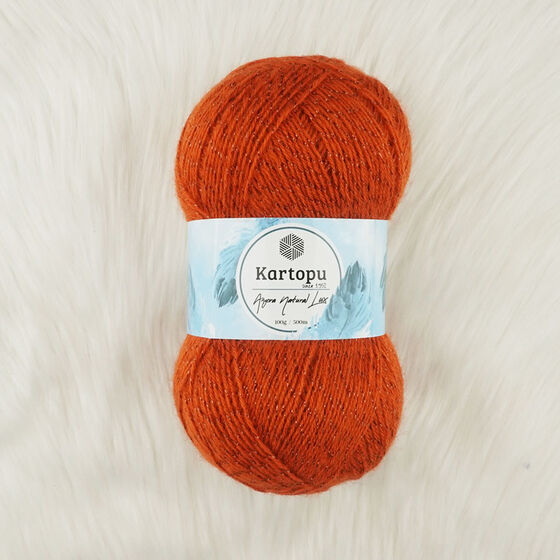 KARTOPU ANGORA NATURAL LÜX EL ÖRGÜ İPİ 100 GR.500 MT.