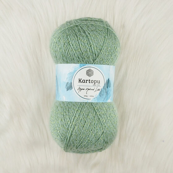 KARTOPU ANGORA NATURAL LÜX EL ÖRGÜ İPİ 100 GR.500 MT.