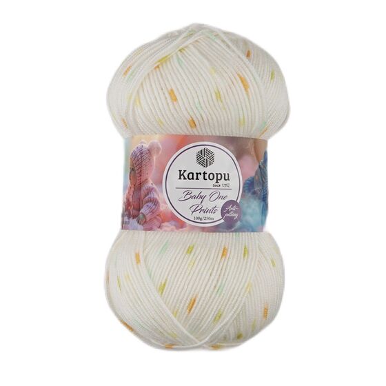 KARTOPU BABY ONE PRİNTS ÖRGÜ İPİ 100 GR. 250 MT.