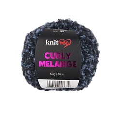 KNİT ME CURLY MELANGE EL ÖRGÜ İPİ 50 GR.85 MT. - Thumbnail