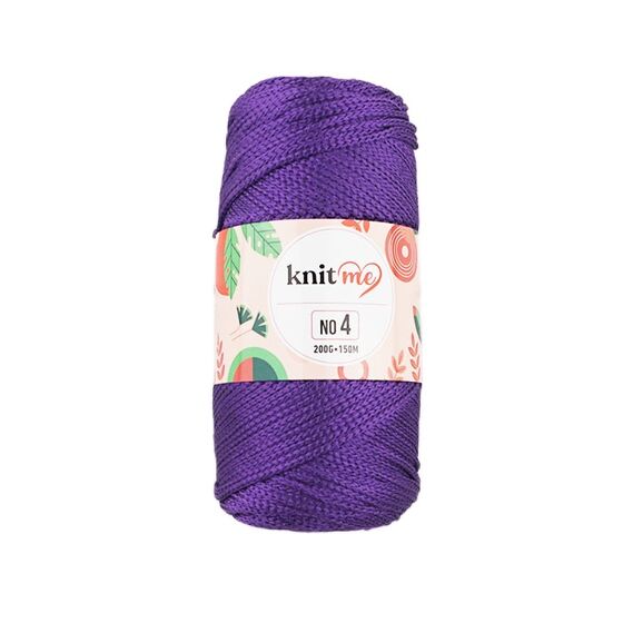 KNİT ME POLYESTER MAKROME EL ÖRGÜ İPİ NO:4 200 GR.150 MT.