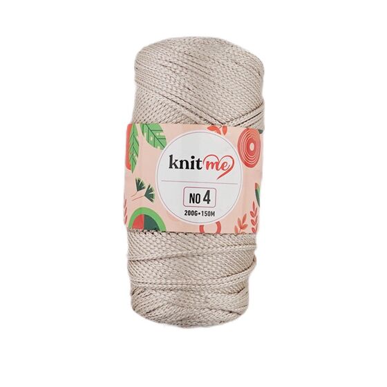 KNİT ME POLYESTER MAKROME EL ÖRGÜ İPİ NO:4 200 GR.150 MT.