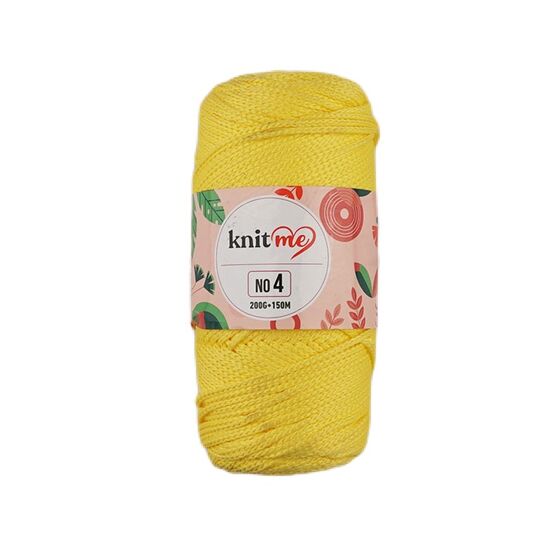 KNİT ME POLYESTER MAKROME EL ÖRGÜ İPİ NO:4 200 GR.150 MT.