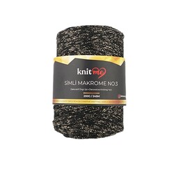 KNİT ME SİMLİ POLYESTER MAKROME İPİ NO:3 200 GR.245 MET - Thumbnail