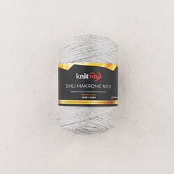 KNİT ME SİMLİ POLYESTER MAKROME İPİ NO:3 200 GR.245 MET - Thumbnail